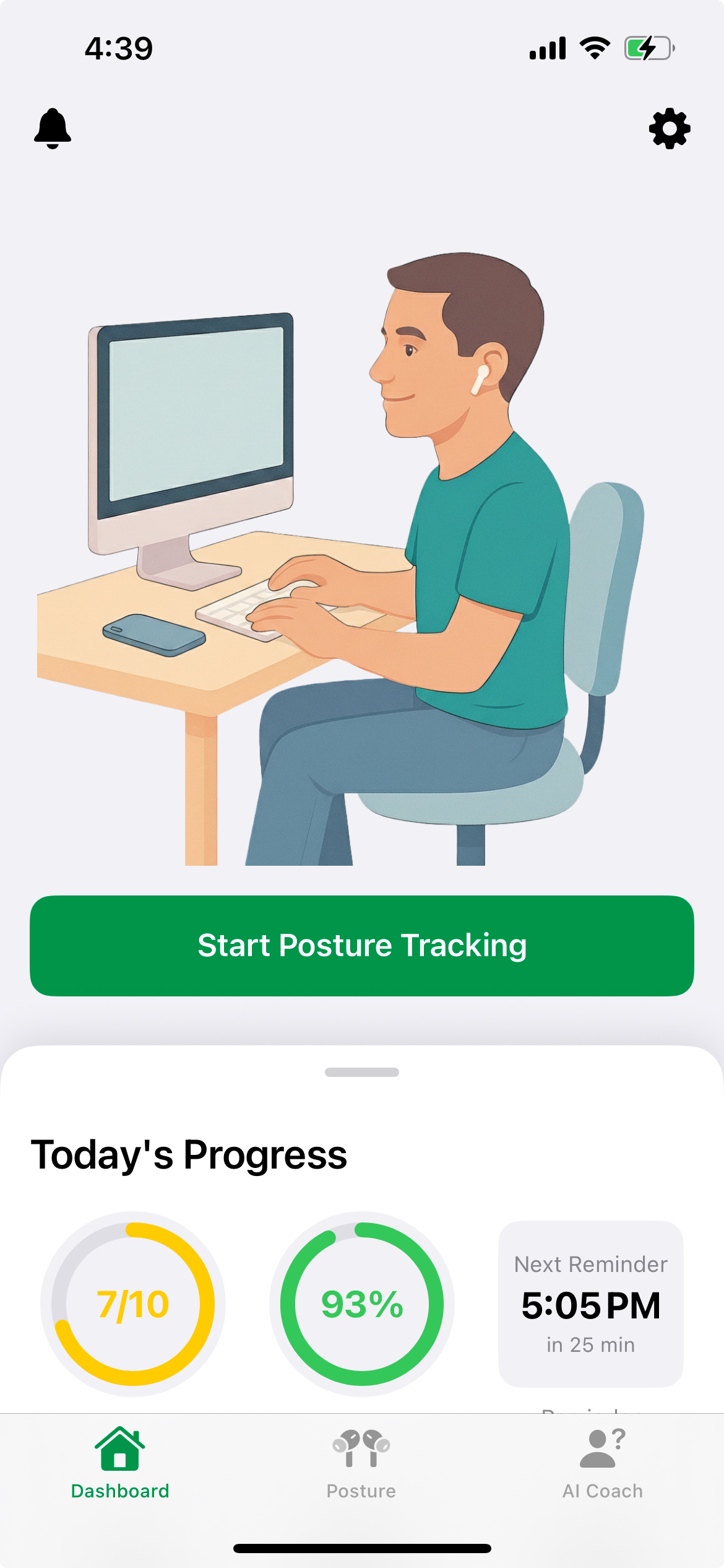 Slouch AI App Screenshot